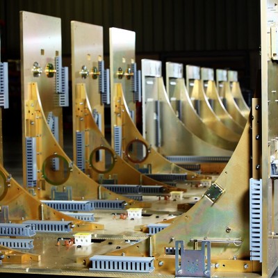 Precision machining, manufacturing and assembly captured by Barney Taxel at Telcon.